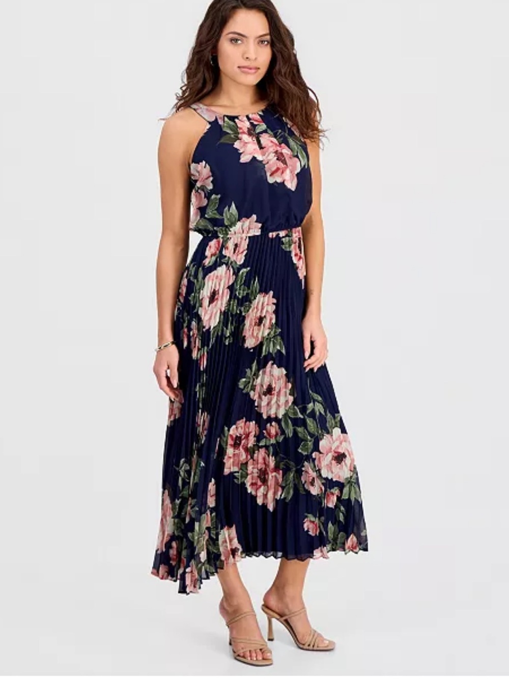 Robbie Bee pleated maxi dress